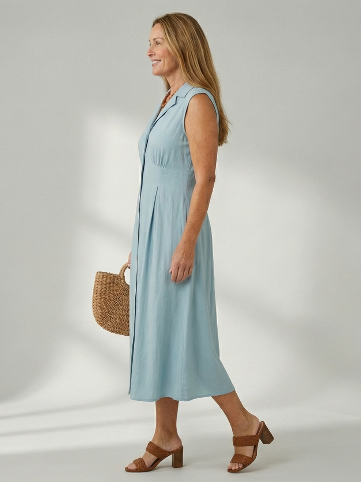 Celyn | Vestido Midi con Botones