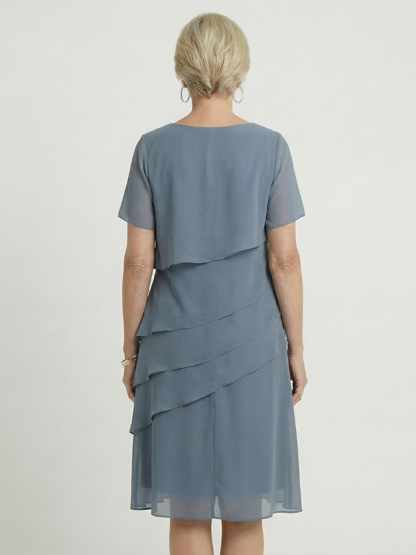 Orson | Vestido de Contorno Suave a la Altura de la Rodilla