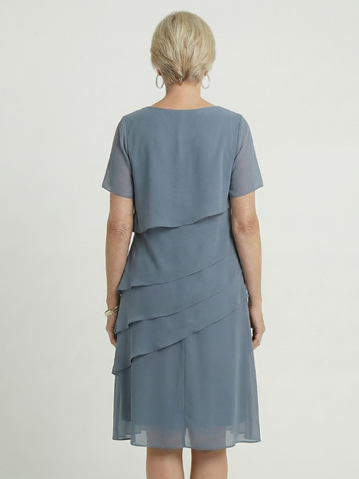 Orson | Vestido de Contorno Suave a la Altura de la Rodilla
