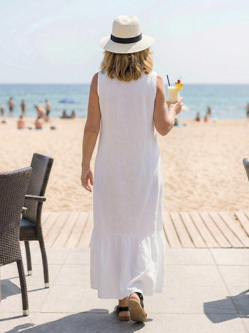 Ismerie | Vestido Midi de Caída Fácil