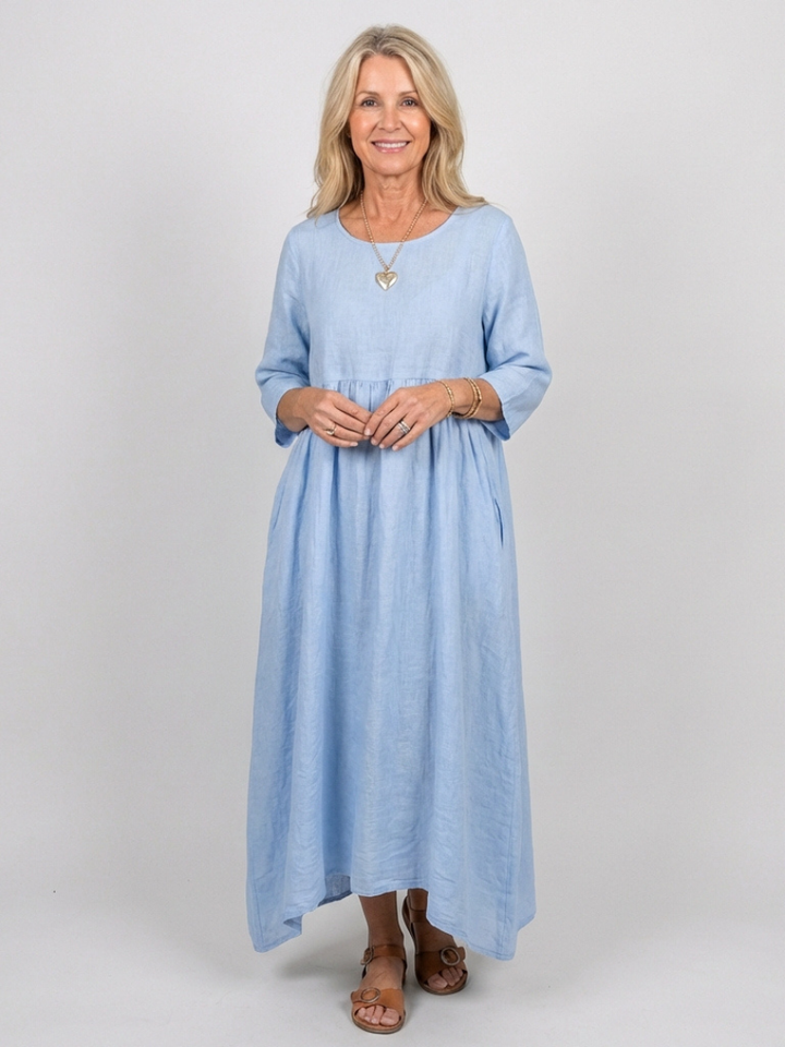 Beatrice | Vestido Midi de Manga Tres Cuartos