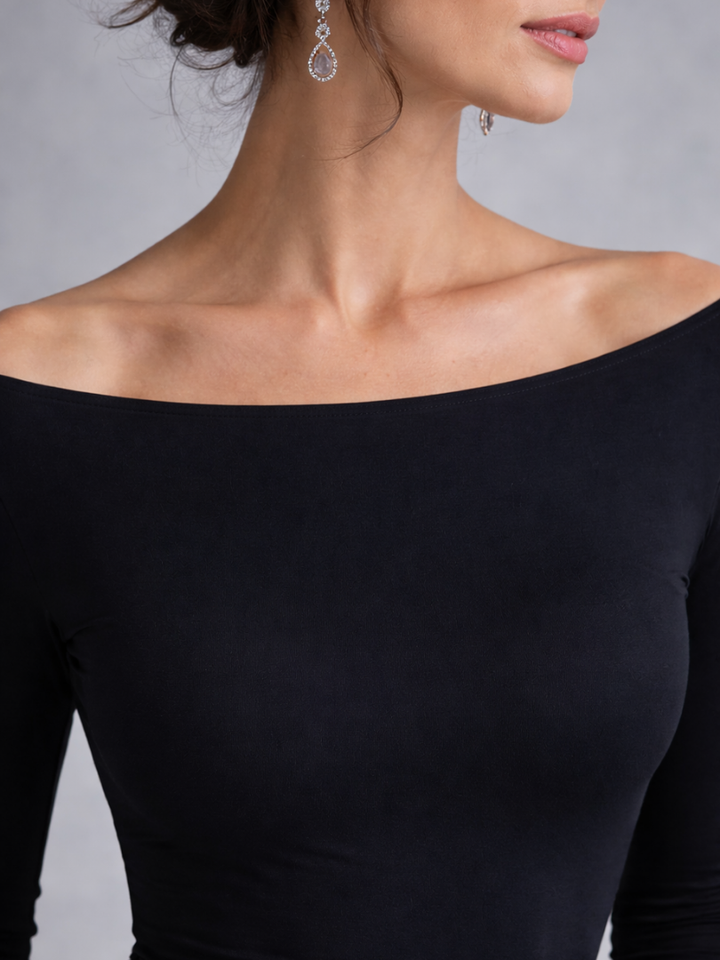 Maris | Vestido Maxi de Manga Larga Draped