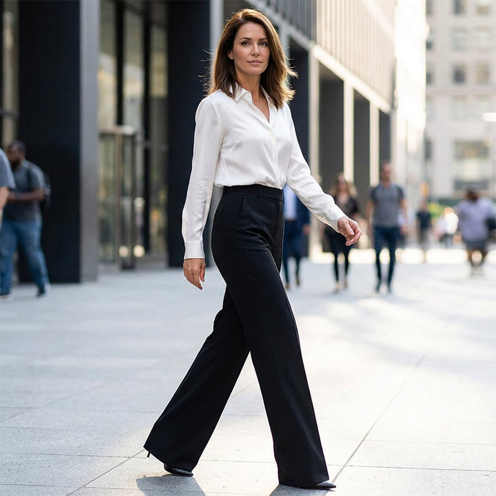 Mia ™ | Pantalón de traje de talle alto para mujer