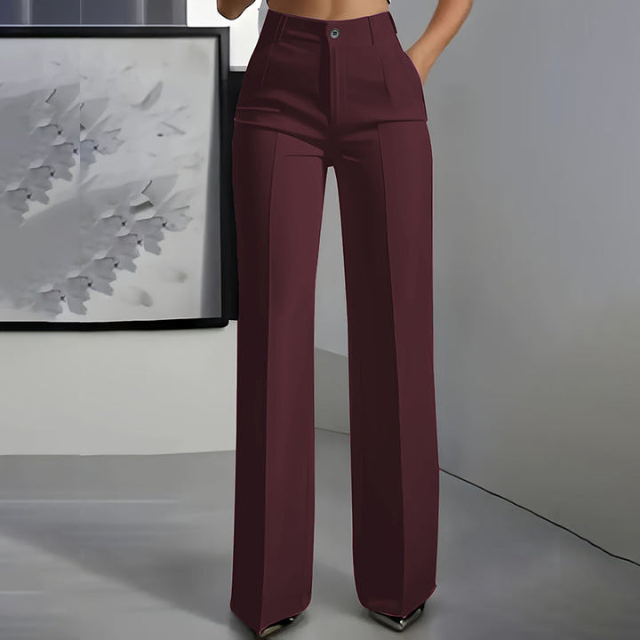 Mia ™ | Pantalón de traje de talle alto para mujer