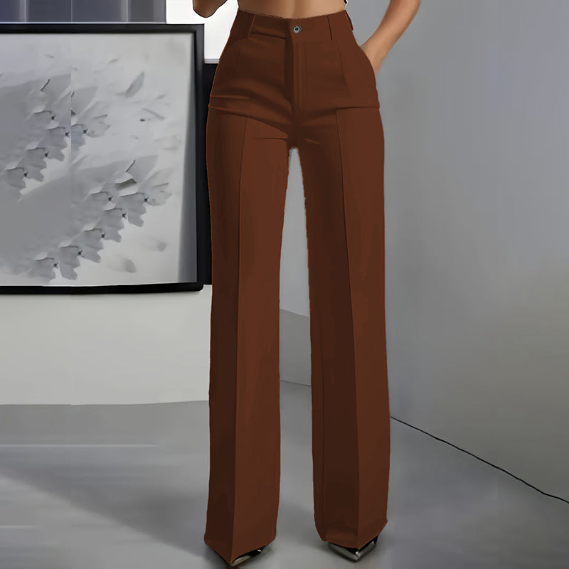 Mia ™ | Pantalón de traje de talle alto para mujer
