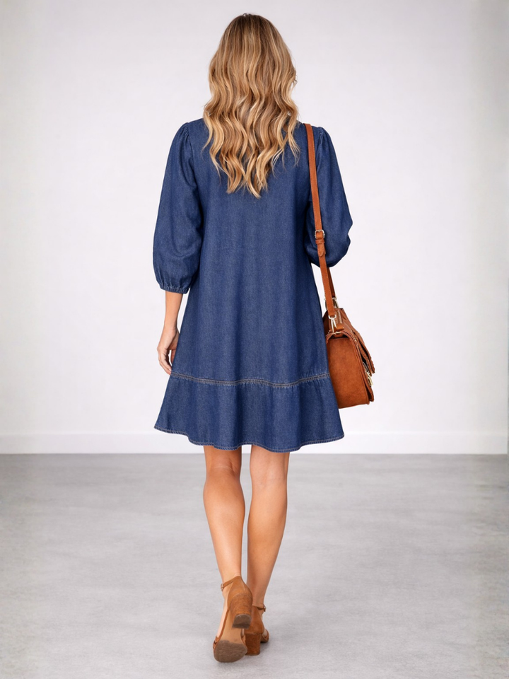 Isolde | Vestido de mezclilla relajado