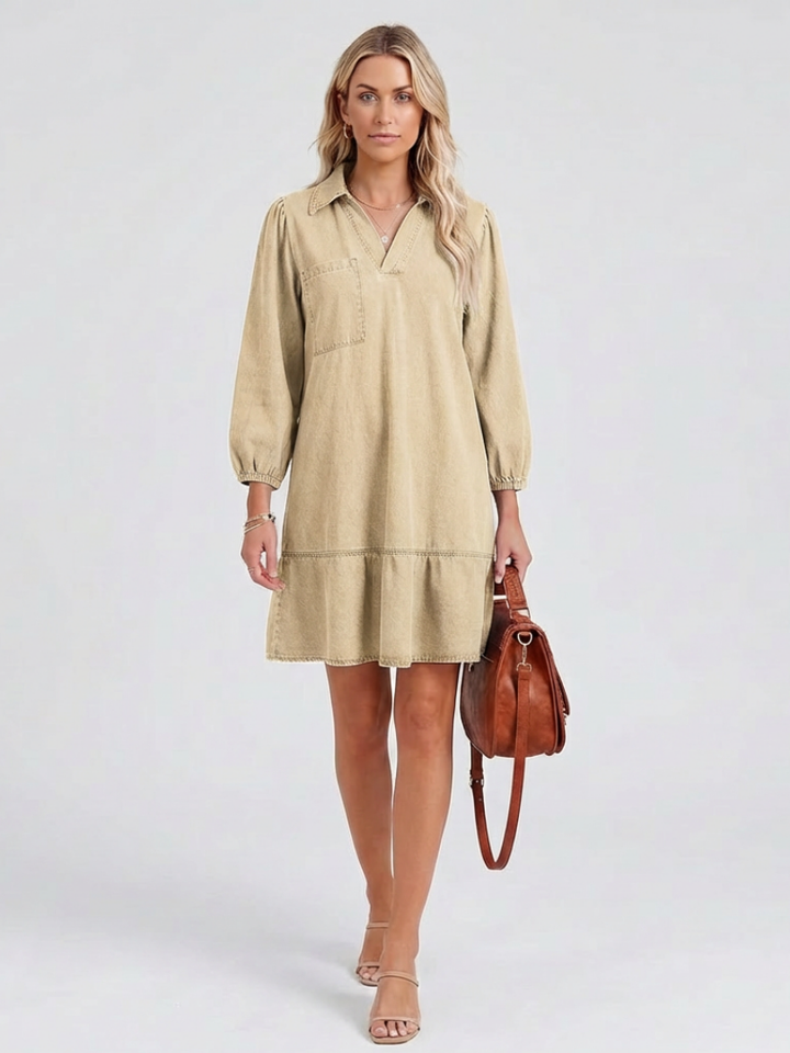 Isolde | Vestido de mezclilla relajado