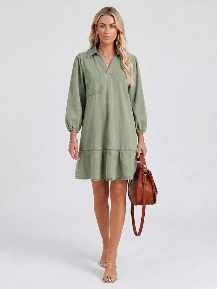 Isolde | Vestido de mezclilla relajado