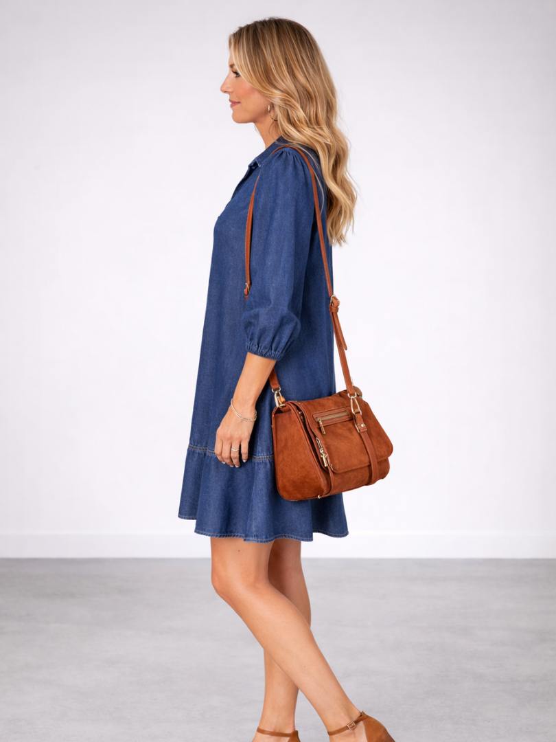 Isolde | Vestido de mezclilla relajado