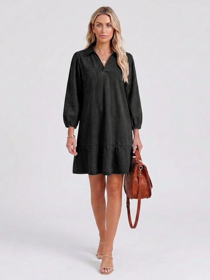 Isolde | Vestido de mezclilla relajado